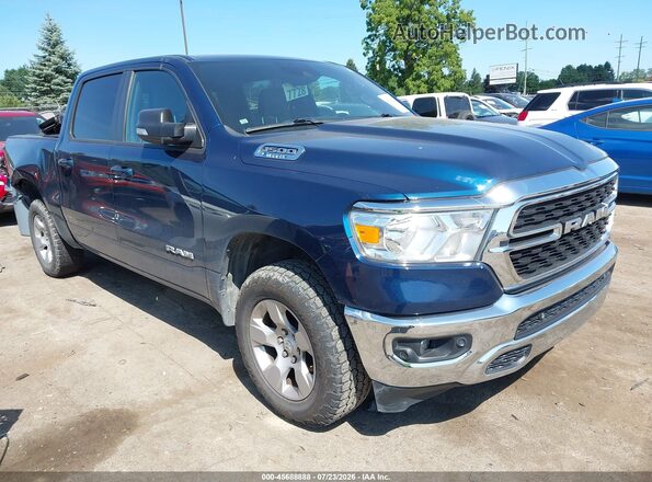 1C6RRFFG4NN249780 2022 RAM 1500 Blue Вид задньої частини салону