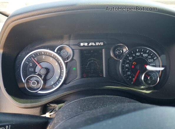 1C6RRFFG5PN583786 2023 RAM 1500 Blue Instrument cluster view