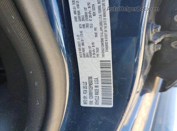 1C6RRFFG5PN583786 2023 RAM 1500 Blue Engine compartment view