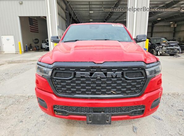 1C6RRFFG5SN517943 2025 RAM 1500 Red Front view