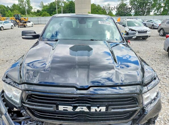1C6RRFFG6KN867159 2019 RAM 1500 Black უკანა სალონის ხედი