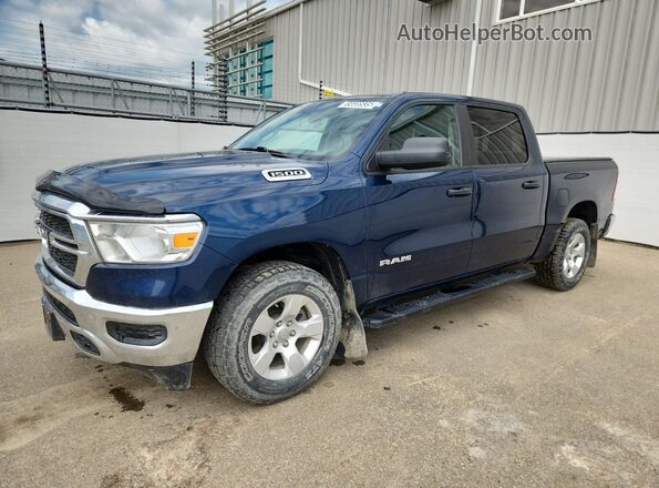 1C6RRFGG4MN535481 2021 RAM 1500 Blue VIN կոդի պիտակի տեսք