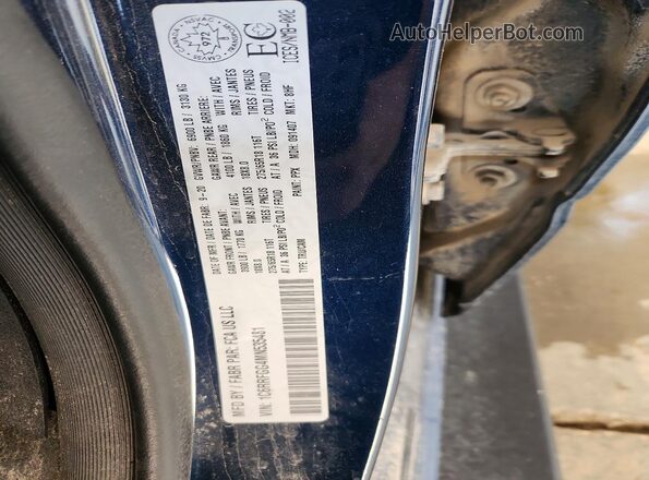 1C6RRFGG4MN535481 2021 RAM 1500 Blue Շարժիչի բաժամունքի տեսք