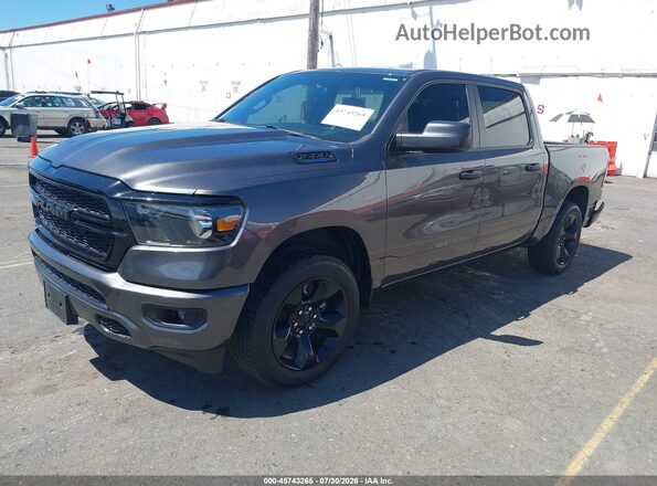 1C6RRFGG4RN181713 2024 RAM 1500 Gray Передня ліва чверть