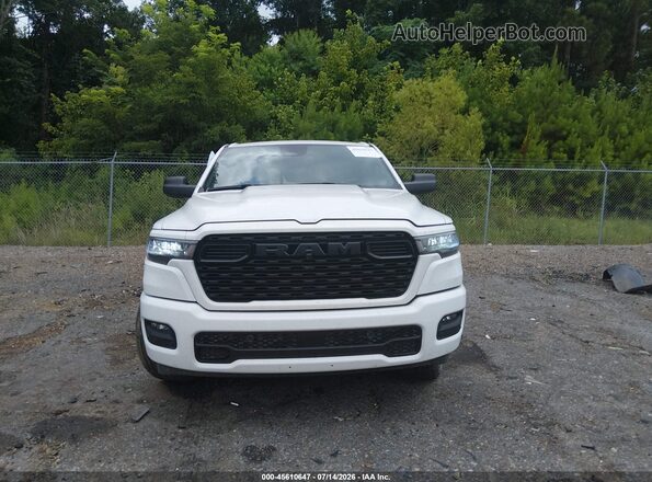1C6RRFGG9SN608180 2025 RAM 1500 White Instrument cluster view