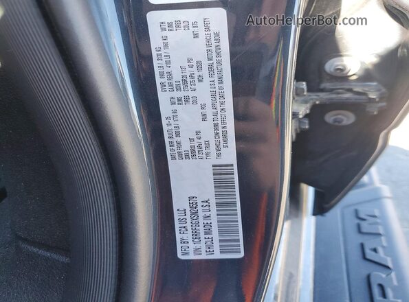 1C6RRFGGXSN245579 2025 RAM 1500 Угольный Вид наклейки с VIN-кодом