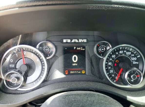 1C6SRECG6RN128559 2024 RAM 1500 Gray Вид щитка приладів