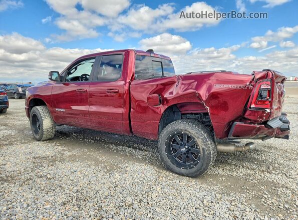 1C6SRFBM5MN624488 2021 RAM 1500 Burgundy Rear left