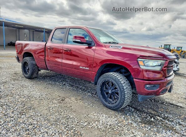 1C6SRFBM5MN624488 2021 RAM 1500 Burgundy Front right