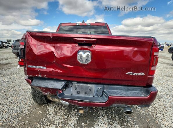 1C6SRFBM5MN624488 2021 RAM 1500 Burgundy Rear view