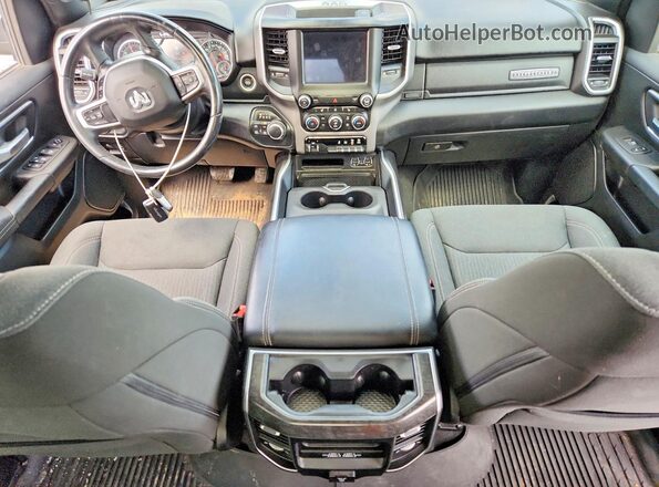 1C6SRFBM5MN624488 2021 RAM 1500 Burgundy Dashboard view