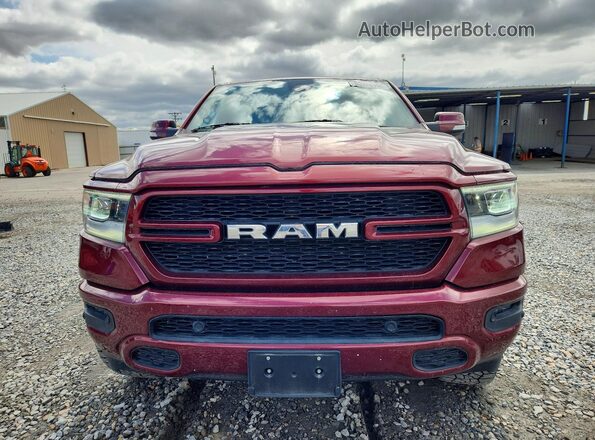 1C6SRFBM5MN624488 2021 RAM 1500 Burgundy Front view