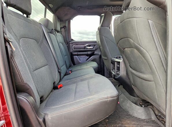 1C6SRFBM5MN624488 2021 RAM 1500 Burgundy Rear seats view