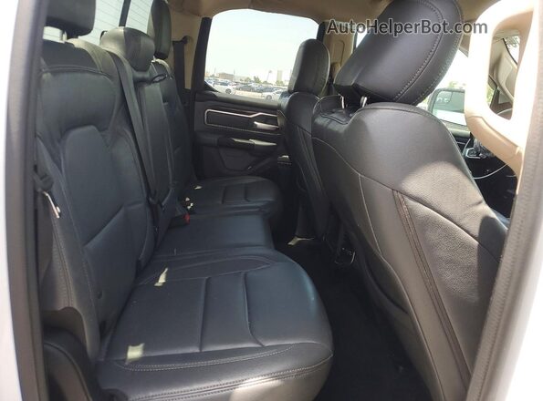 1C6SRFBT0LN192673 2020 RAM 1500 White უკანა სავარძლების ხედი
