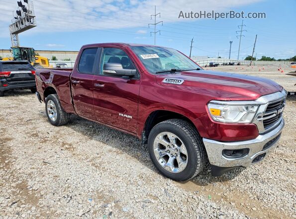 1C6SRFBT1LN215488 2020 RAM 1500 Красный Передняя правая четверть