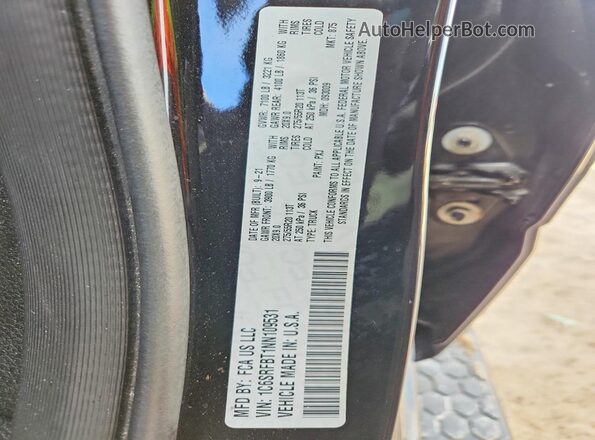 1C6SRFBT1NN109531 2022 RAM 1500 Black Widok komory silnika