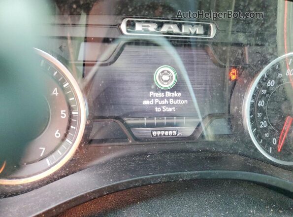 1C6SRFBT2MN735278 2021 RAM 1500 Red Սարքավորումների վահանակի տեսք