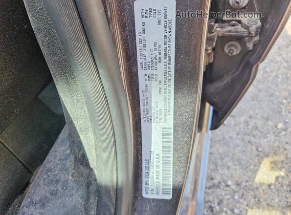 1C6SRFBT3MN537745 2021 RAM 1500 Gray VIN կոդի պիտակի տեսք
