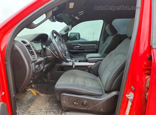 1C6SRFBT4MN757900 2021 RAM 1500 Red Front interior view