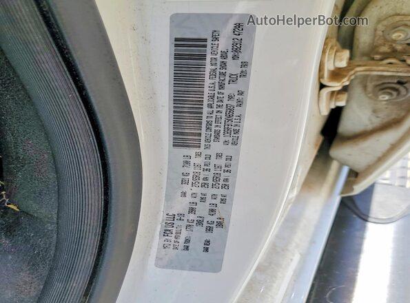 1C6SRFBT5KN656037 2019 RAM 1500 White VIN կոդի պիտակի տեսք