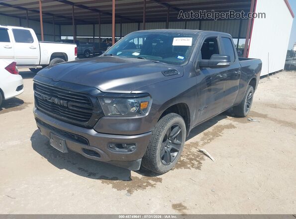 1C6SRFBT6MN833102 2021 RAM 1500 Gray Առջևի ձախ երեք քառորդ տեսարան