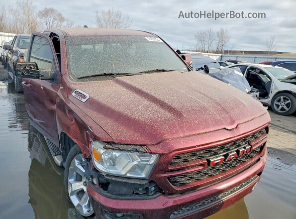 1C6SRFBT6NN184354 2022 RAM 1500 Red Front view
