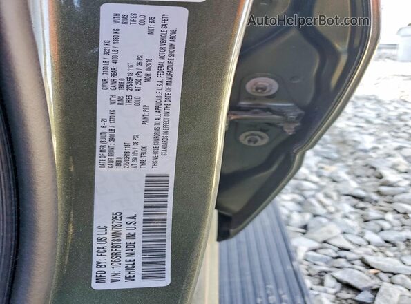 1C6SRFBT8MN787255 2021 RAM 1500 Green Շարժիչի բաժամունքի տեսք