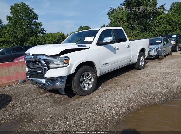 1C6SRFDT2LN227484 2020 RAM 1500 White Առջևի ձախ երեք քառորդ տեսարան