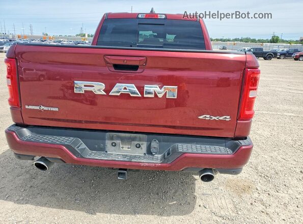 1C6SRFFP0SN553329 2025 RAM 1500 Burgundy Widok z tyłu