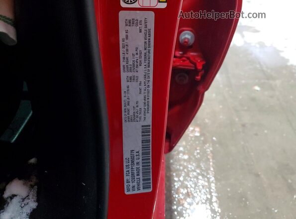 1C6SRFFP1SN503779 2025 RAM 1500 Red Vista del compartimento del motor