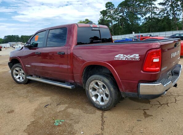 1C6SRFFP8SN527822 2025 RAM 1500 Maroon Trasero izquierdo