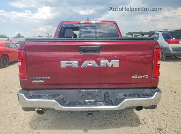 1C6SRFFP9SN643398 2025 RAM 1500 Burgundy Widok z tyłu