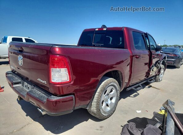 1C6SRFFT0KN640242 2019 RAM 1500 Burgundy Rear right