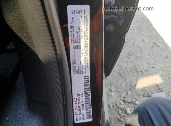 1C6SRFFT0NN137797 2022 RAM 1500 Black Вид підкапотного простору