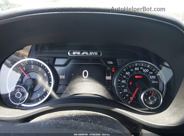 1C6SRFFT0NN242887 2022 RAM 1500 Red უკანა სავარძლების ხედი