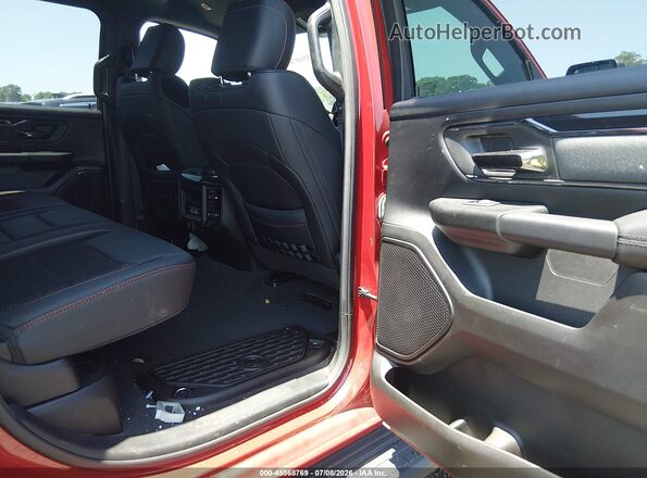 1C6SRFFT0NN242887 2022 RAM 1500 Red VIN კოდის სტიკერის ხედი