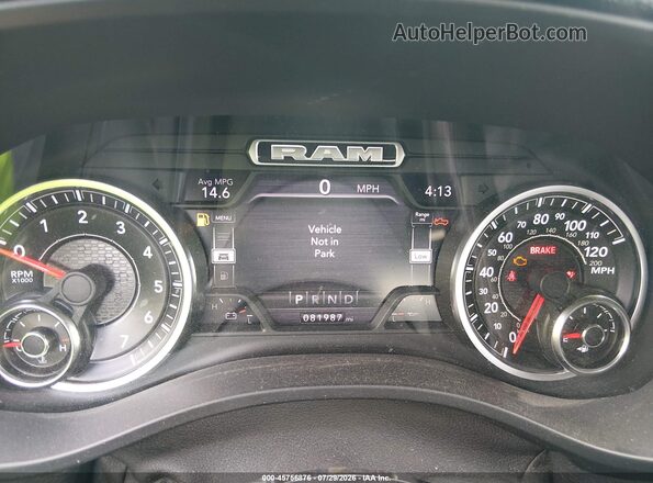 1C6SRFFT1LN410016 2020 RAM 1500 Blue Հետևի նստատեղերի տեսք