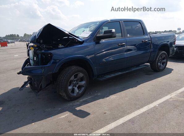 1C6SRFFT1LN410016 2020 RAM 1500 Blue Առջևի ձախ երեք քառորդ տեսարան