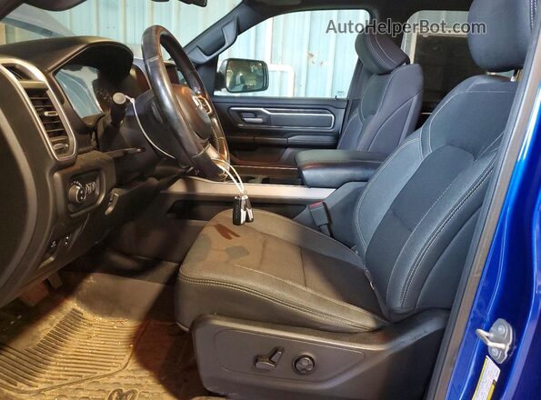 1C6SRFFT2KN606321 2019 RAM RAM Blue Front interior view