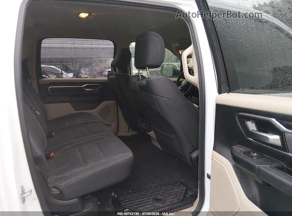 1C6SRFFT2KN657849 2019 RAM 1500 White VIN კოდის სტიკერის ხედი