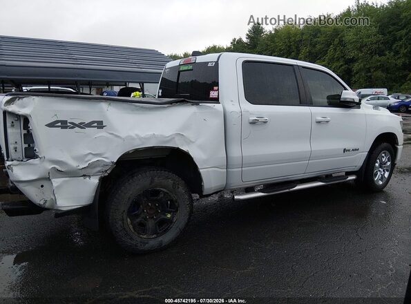 1C6SRFFT2KN657849 2019 RAM 1500 White უკანა სალონის ხედი
