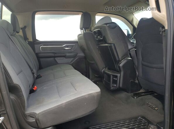 1C6SRFFT2KN883115 2019 RAM 1500 Black უკანა სავარძლების ხედი