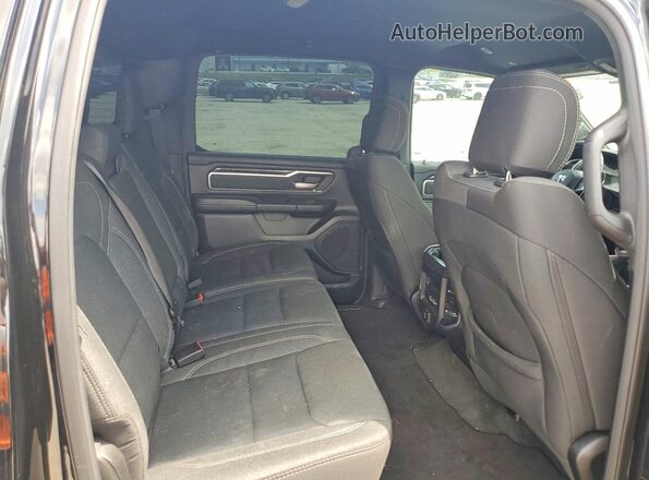 1C6SRFFT2LN105236 2020 RAM 1500 Black უკანა სავარძლების ხედი