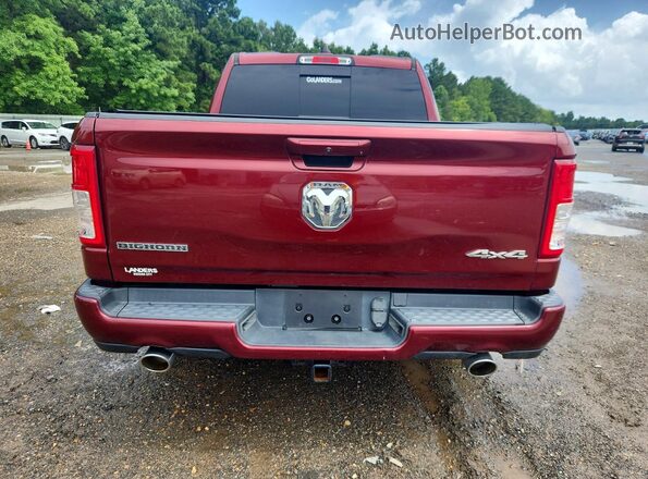 1C6SRFFT2LN114552 2020 RAM 1500 Burgundy Rear view