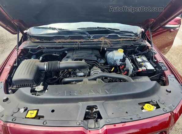 1C6SRFFT2LN114552 2020 RAM 1500 Burgundy Rear interior view