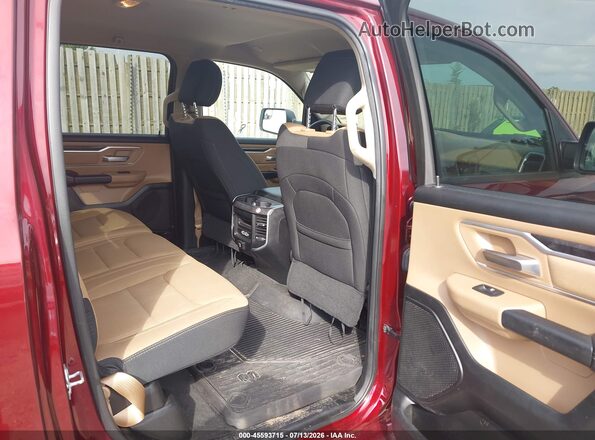 1C6SRFFT2LN327128 2020 RAM 1500 Maroon Widok naklejki z numerem VIN