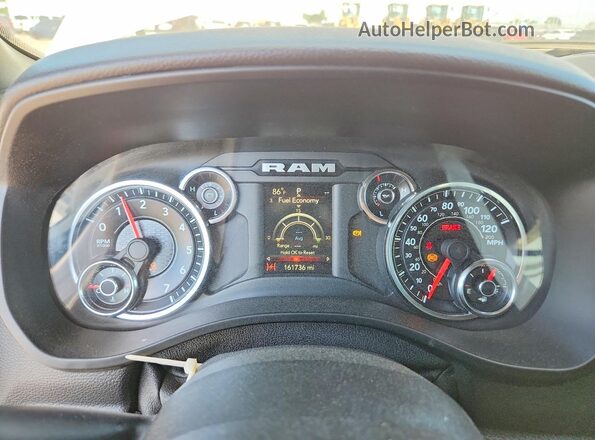 1C6SRFFT2MN721567 2021 RAM 1500 White Սարքավորումների վահանակի տեսք