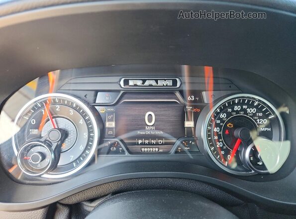 1C6SRFFT2MN766640 2021 RAM 1500 Black Vista del cuadro de instrumentos