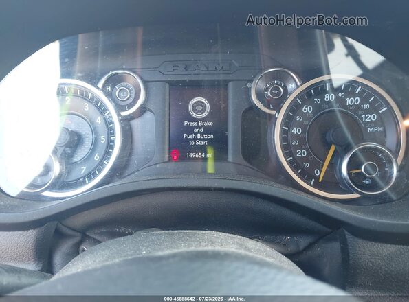 1C6SRFFT3KN555959 2019 RAM 1500 Gray Вид задніх сидінь
