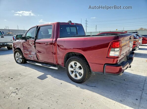 1C6SRFFT3KN624360 2019 RAM 1500 Burgundy Հետևի ձախ